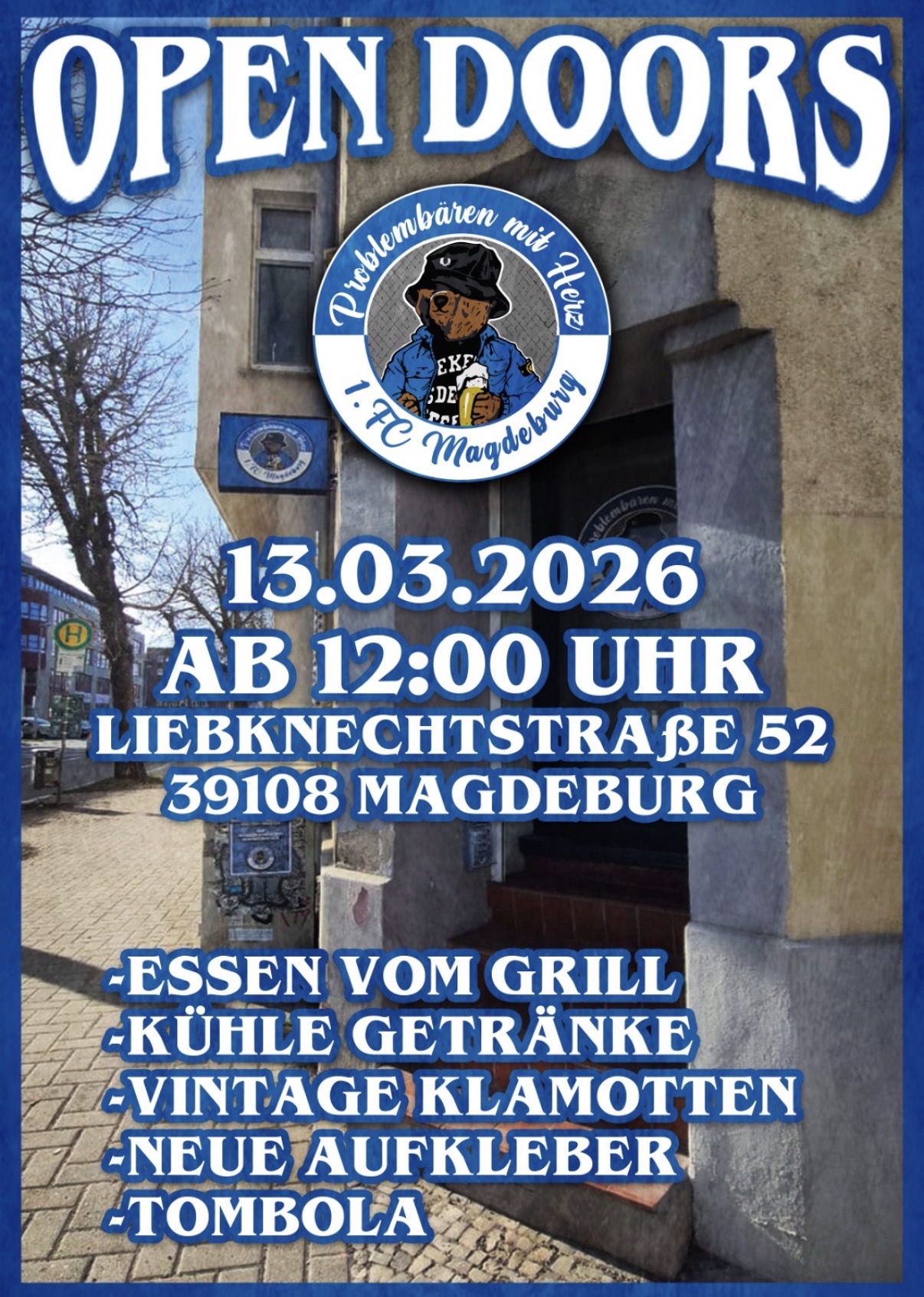 Open Doors Plakat 13.03.2026